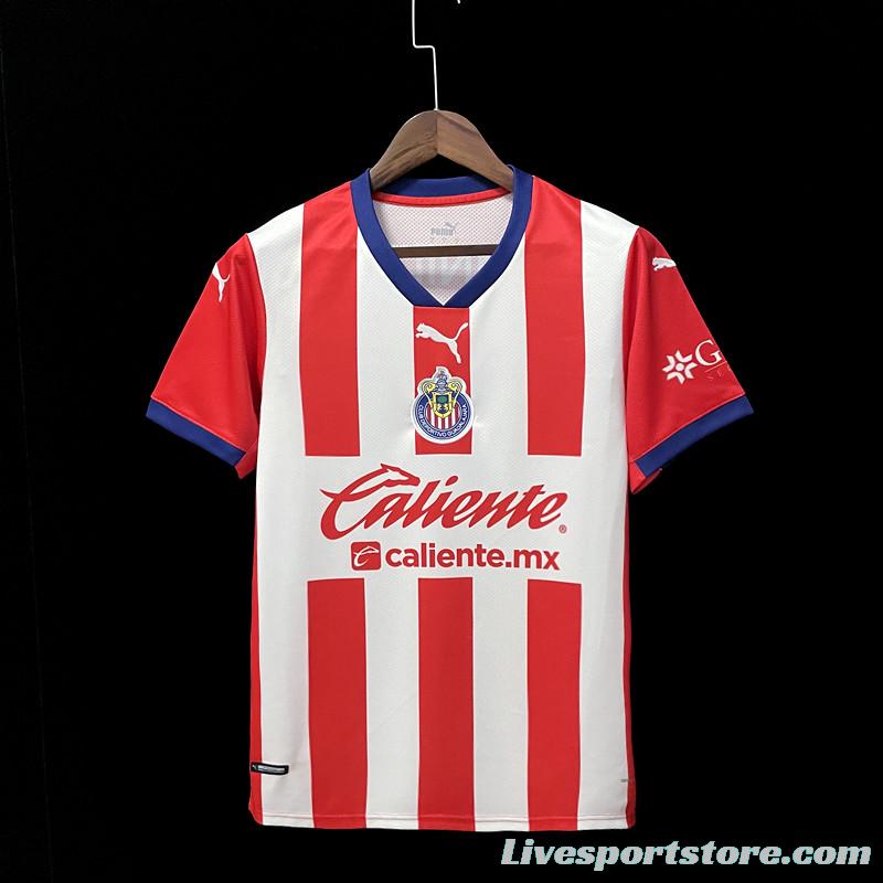 22/23 Chivas Guadalajara Home Soccer Jersey