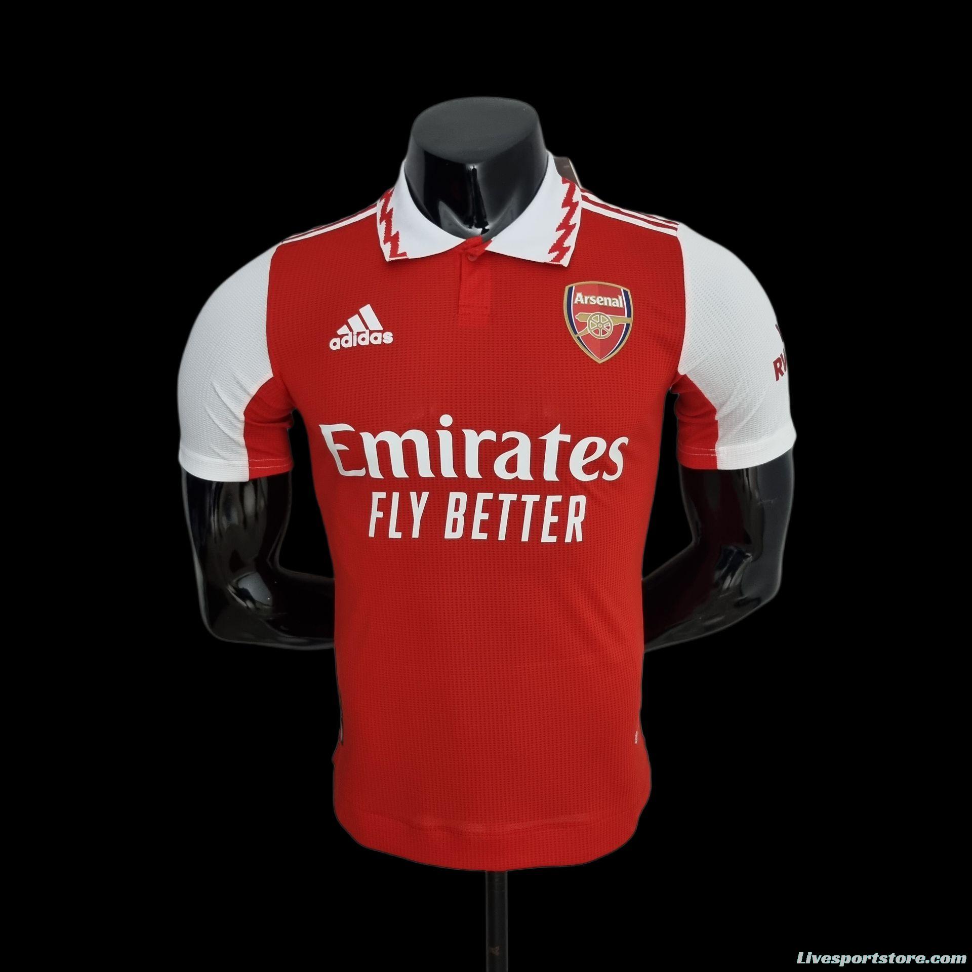 Player Version 22/23 Arsenal Home Soccer Jersey