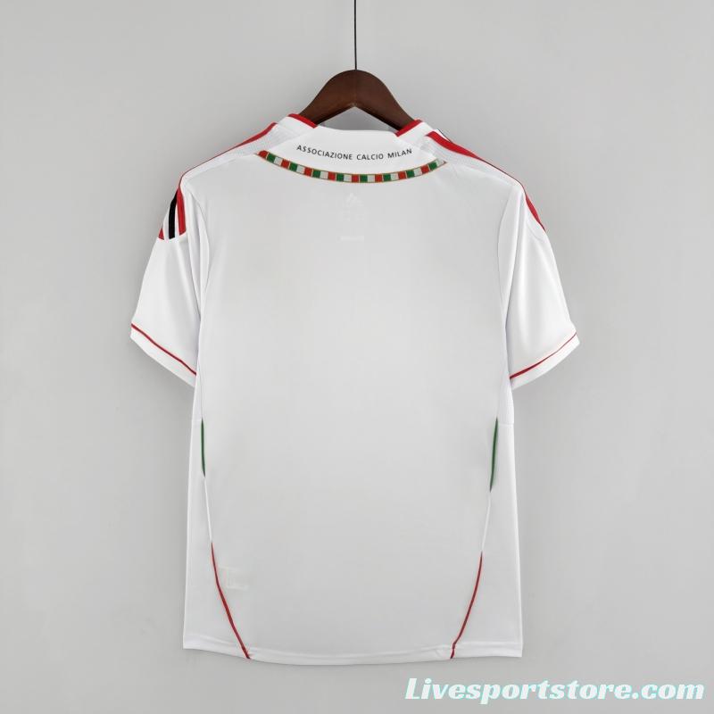 Retro AC Milan 11/12 AWAY Soccer Jersey