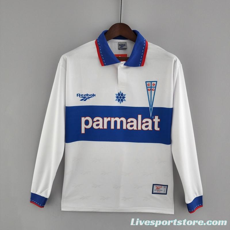 Retro 1998 Long Sleeve Deportivo Universidad Católica Home Soccer Jersey