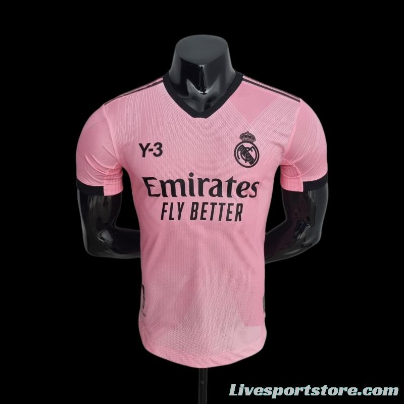 Player Version 2022 Real Madrid Y3 Edition Pink