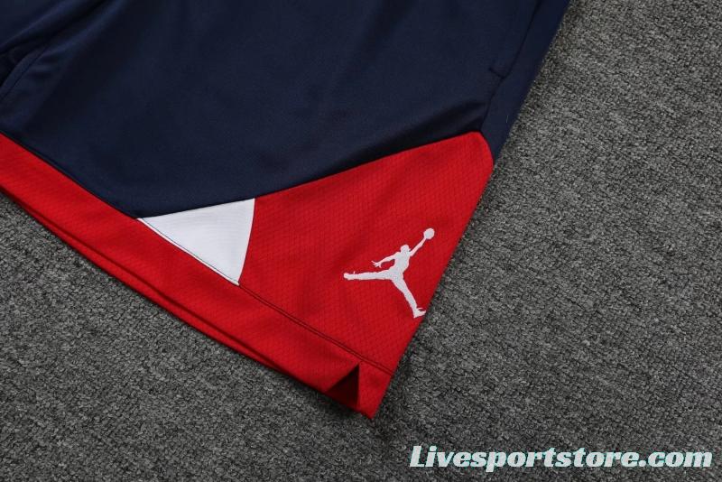 22/23PSG Royal Blue Red Bar Pre-match Training Jersey Vest