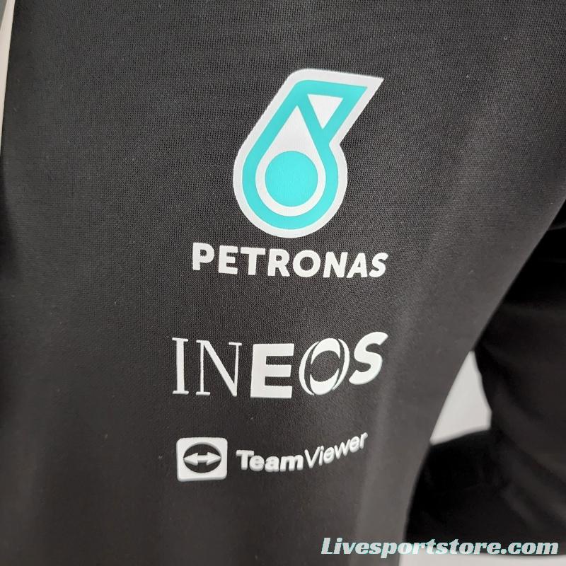 2022 F1 Mercedes AMG Petronas Black Jacket #0001