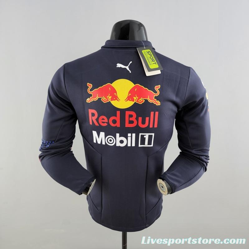 2022 F1 Redbull Full Zipper Hoodie Jacket #0004