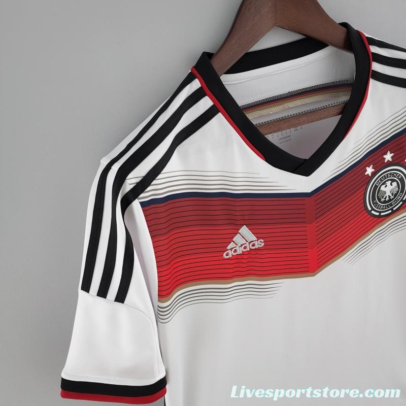 Retro 2014 Germany Home Soccer Jersey