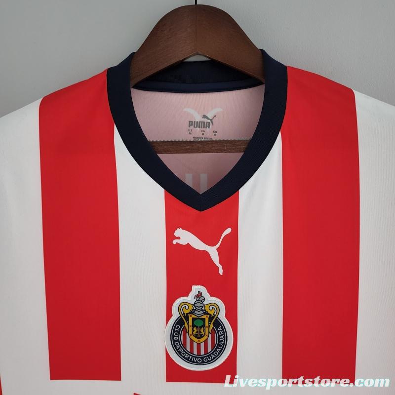 22/23 Chivas Guadalajara CD Home Soccer Jersey