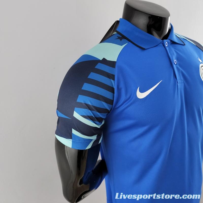 22/23 POLO Inter Milan Blue Jersey