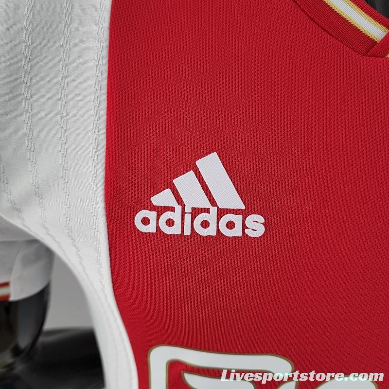 Player Version 22/23 Ajax Home Soccer Jersey