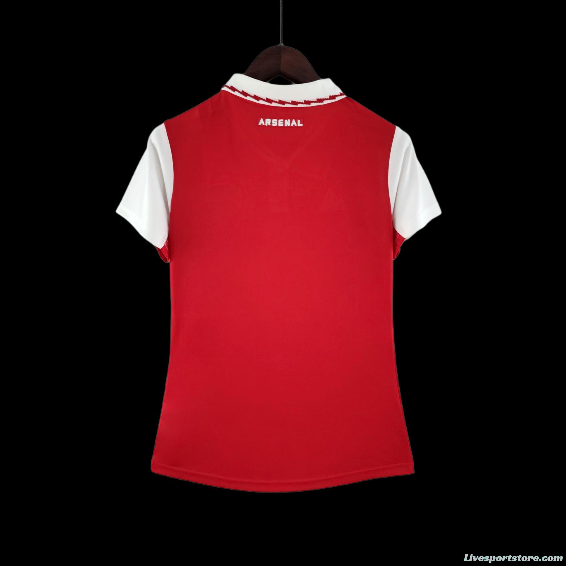 22/23 Women Arsenal Home Soccer Jersey