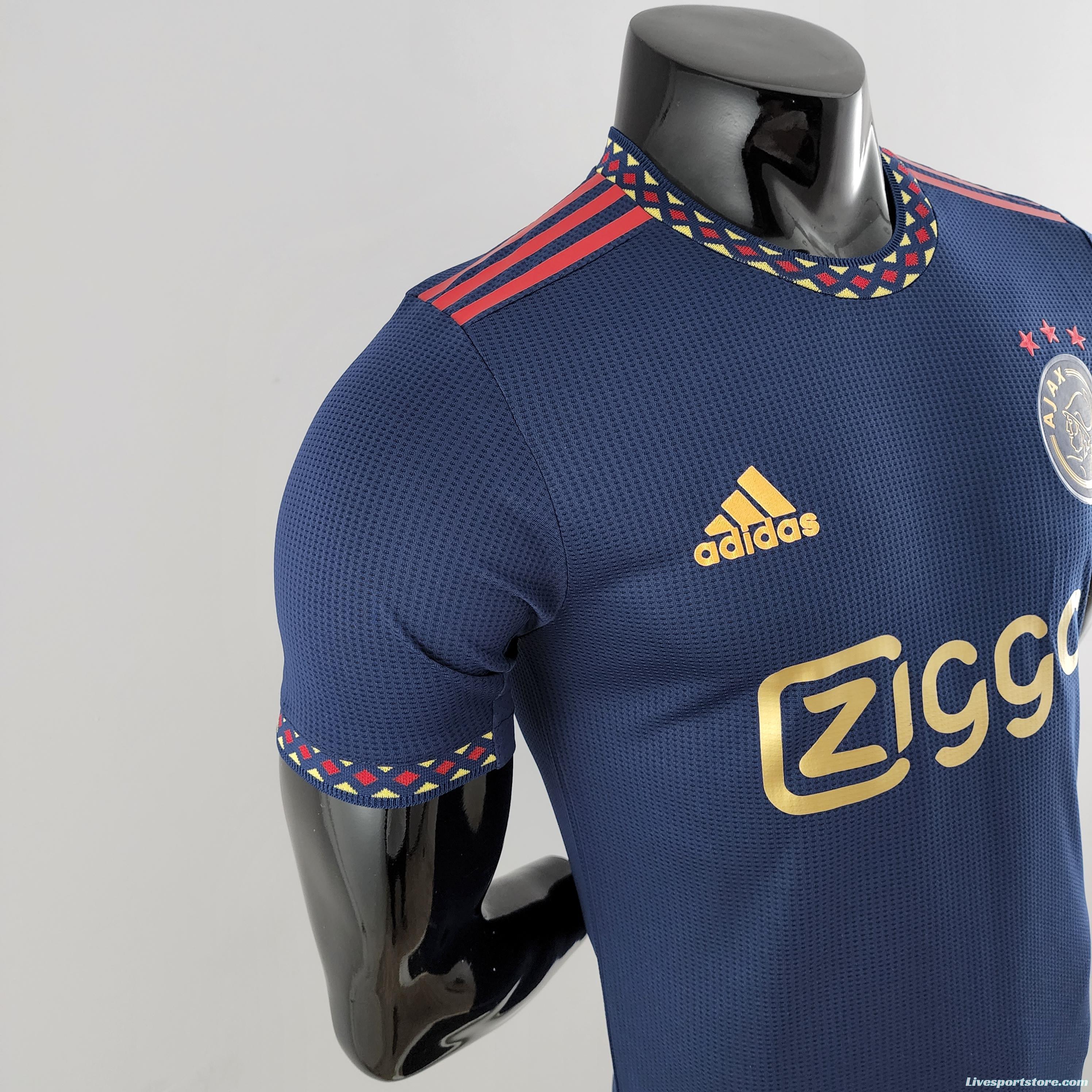 Player Version 22/23 Ajax Away Soccer Jersey