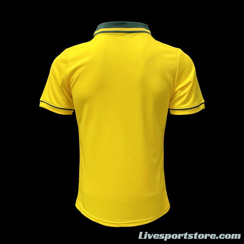 Retro 1994 Brazil Home Soccer Jersey