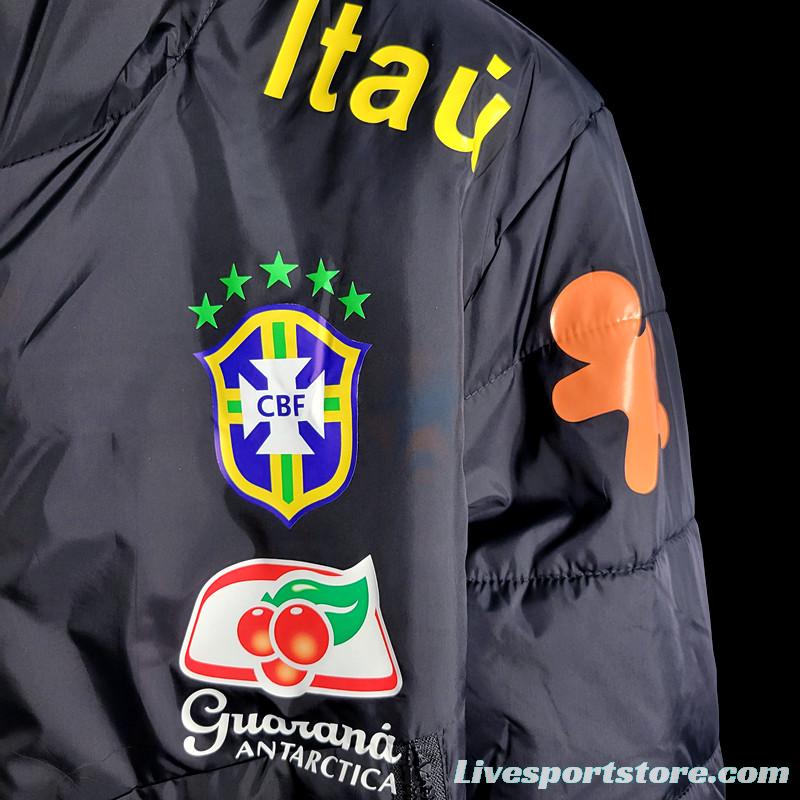 2022 Brazil Black Downcoat Jacket