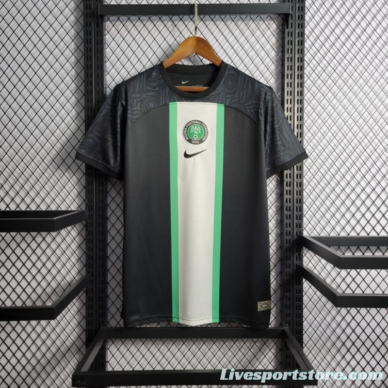 2022 Nigeria Black Training Jersey