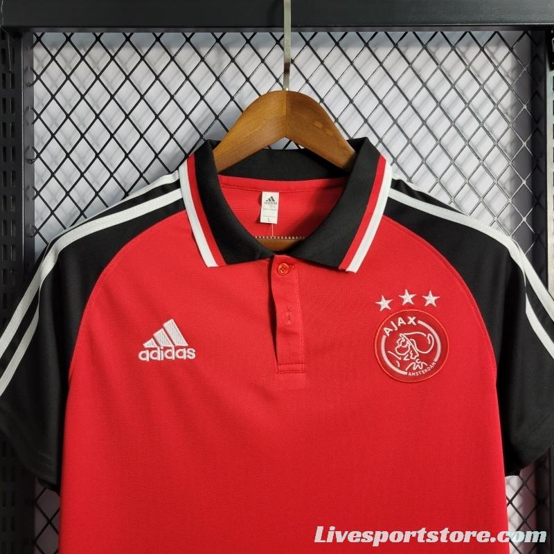 22/23 Ajax Red POLO Shirts