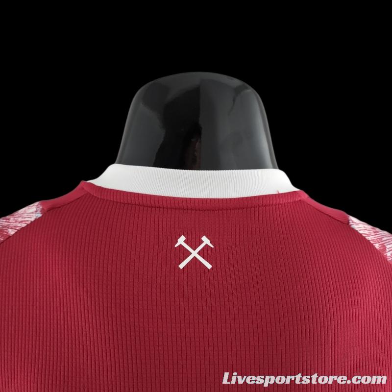 Player Version 22/23 West Ham United Home Soccer Jersey