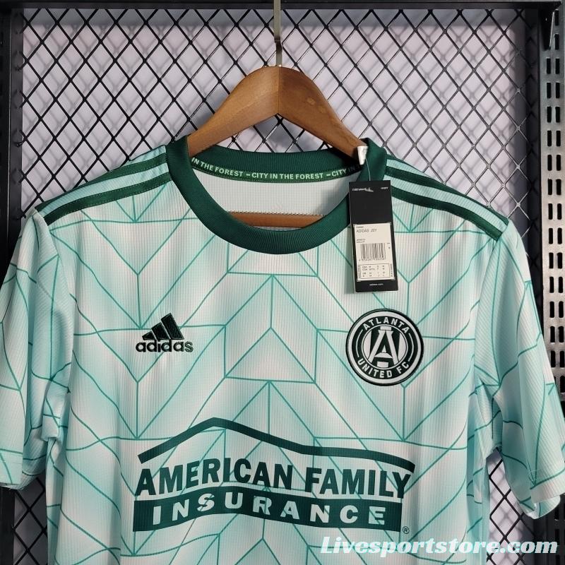 22/23 Atlanta United FC Away Light Green Soccer Jersey