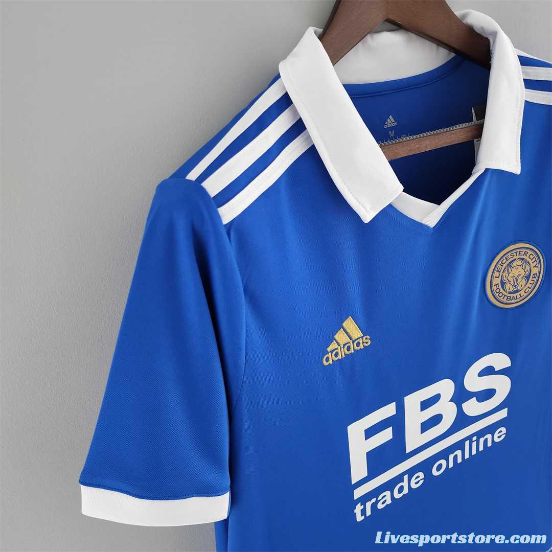 22-23 Leicester City Home Soccer Jersey