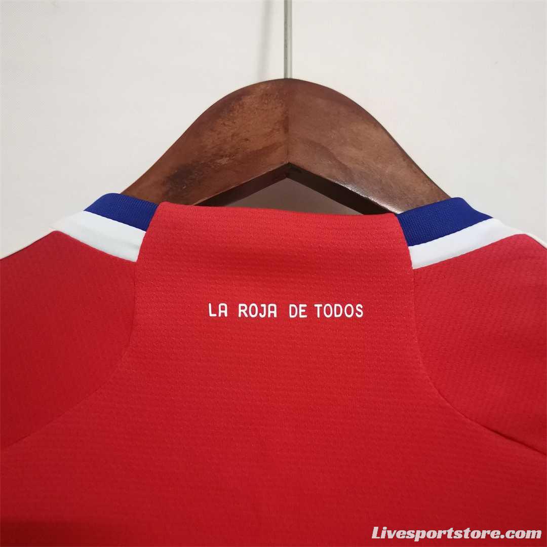 2022 Chile Home Soccer Jersey