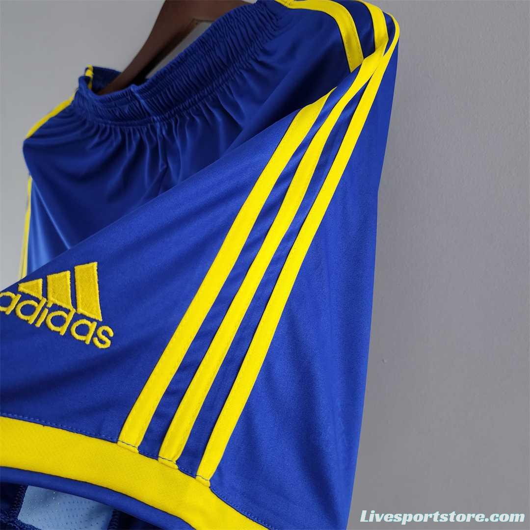 22-23 Boca Juniors Shorts Home Soccer Jersey