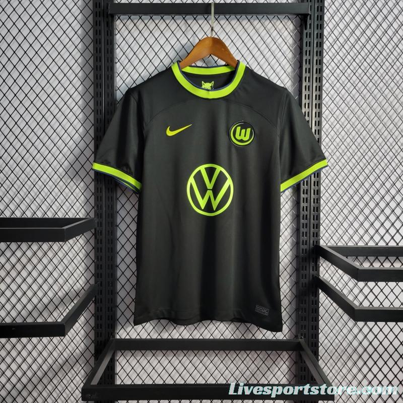 22/23 Wolfsburg Away Soccer Jersey