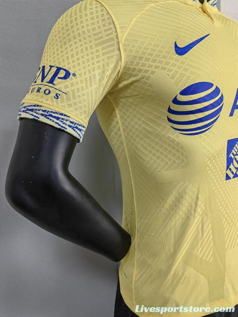 Player Version 22/23 Club America Home Soccer Jersey