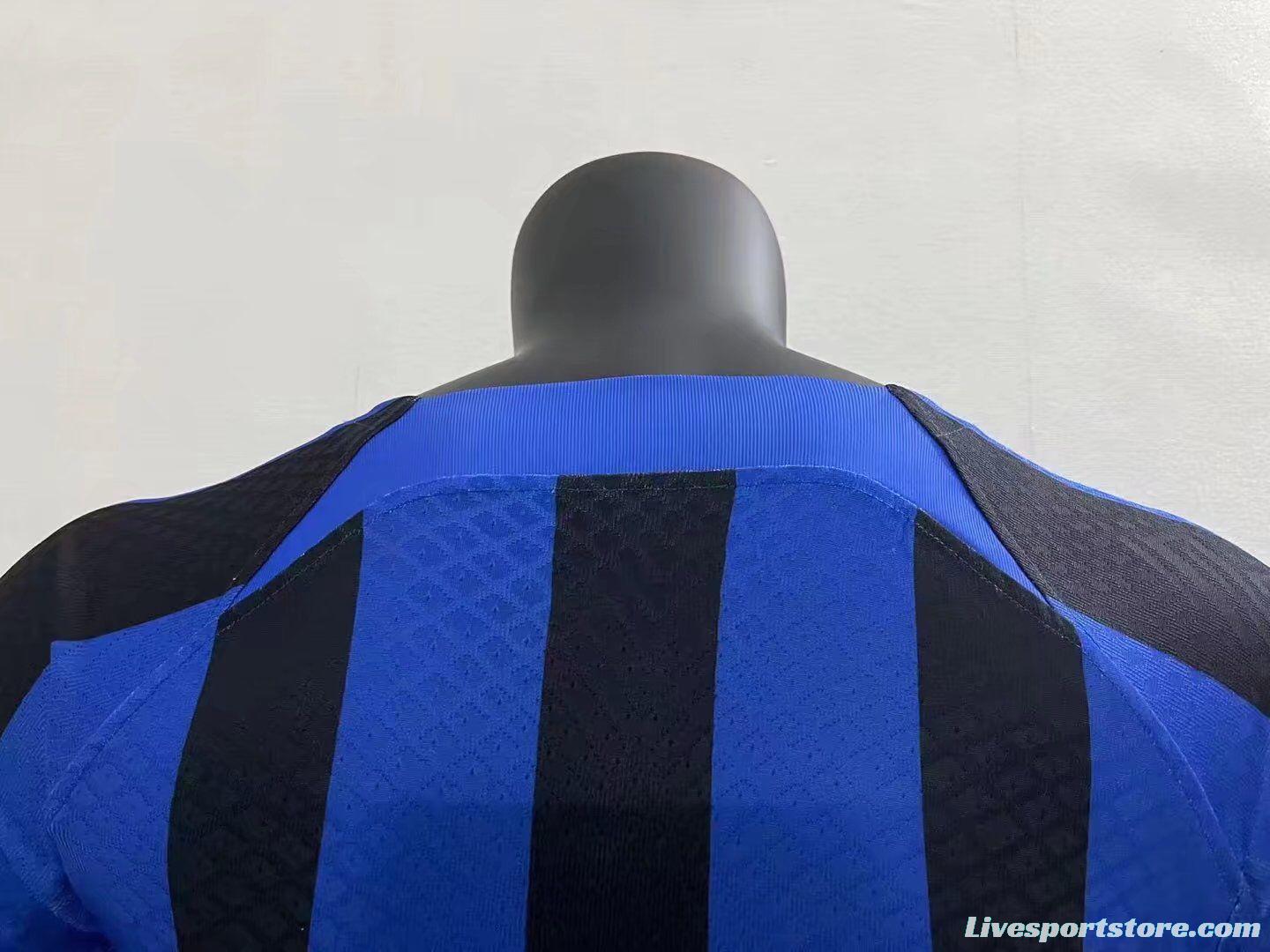 Player Version 22/23 Inter Milan Home Soccer Jersey