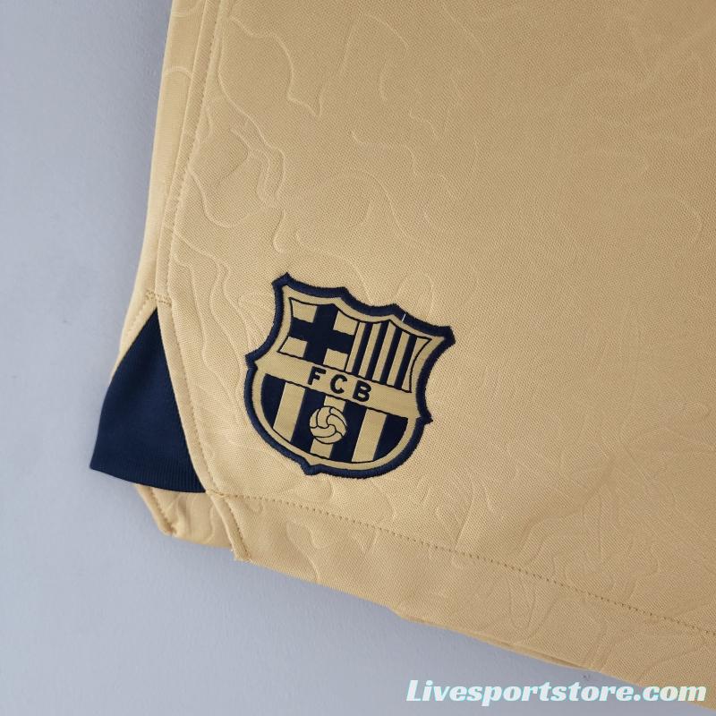 22/23 Barcelona Shorts Away Soccer Jersey