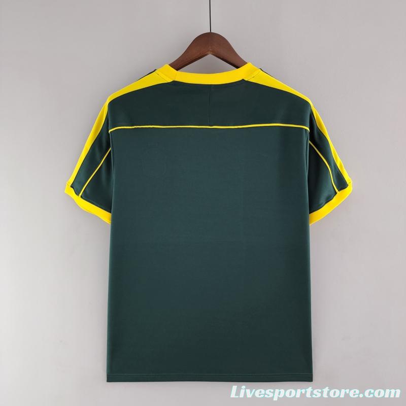 Retro Goalkeeper Brazil 1998 Dark Green Jersey