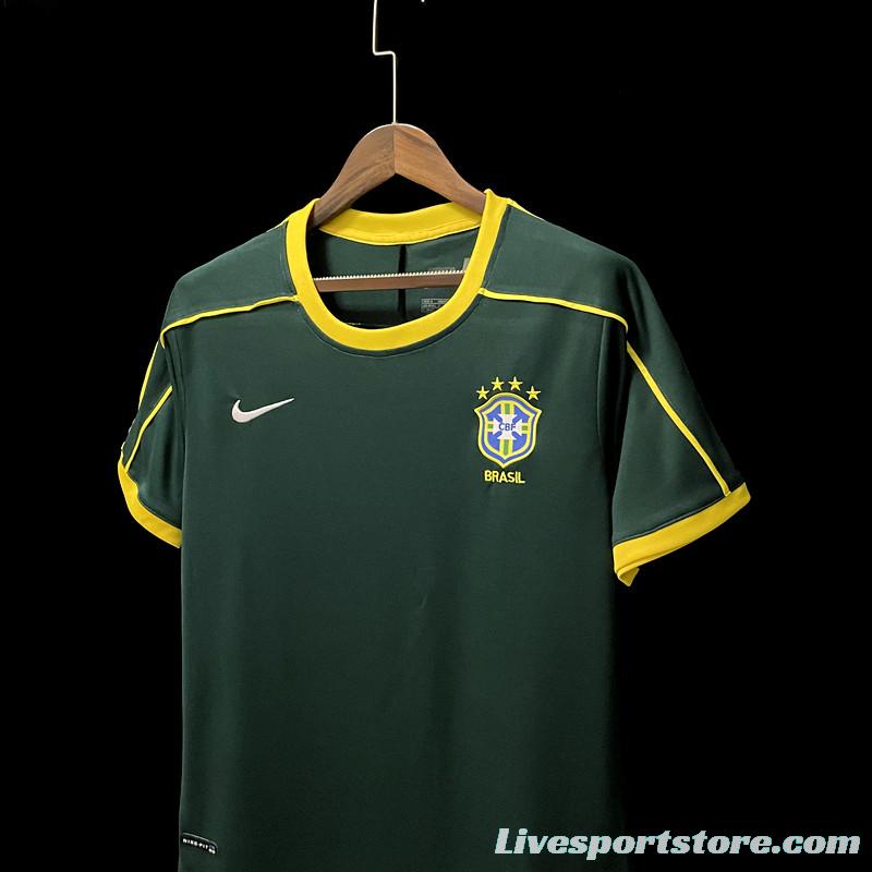 Retro 1998 Brazilian Goalkeeper  Jersey