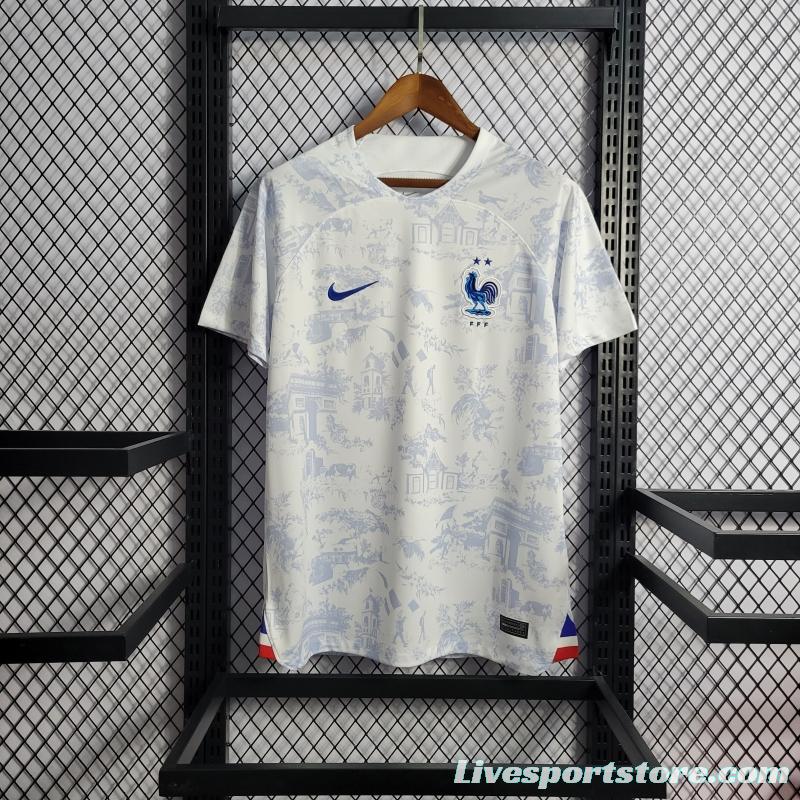 2022 France Away Soccer Jersey