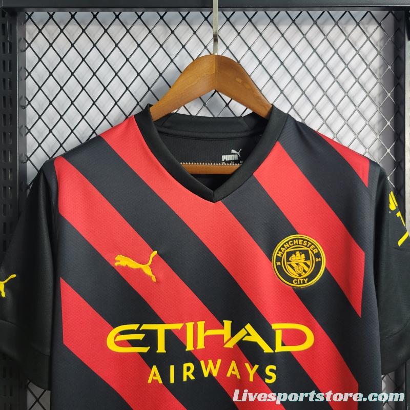 22/23 Manchester City Away Soccer Jersey