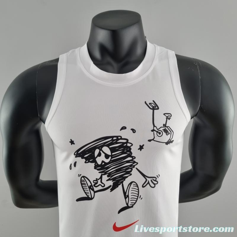 2022 NIKE White Vest Shirts #K000187