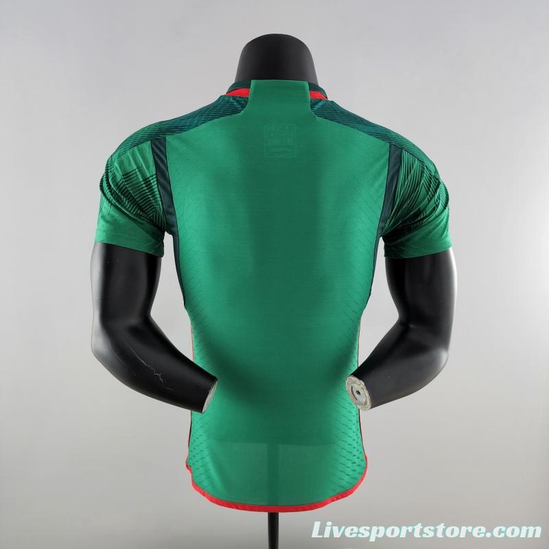 Player Version 2022 Mexico Home Soccer Jersey