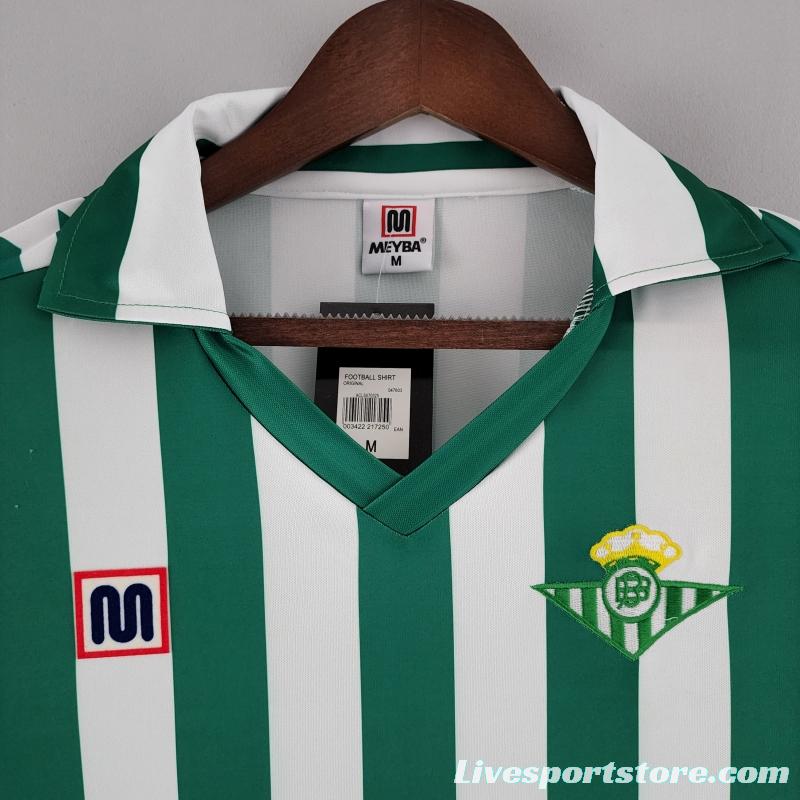 Retro Real Betis 82/85 Home Soccer Jersey