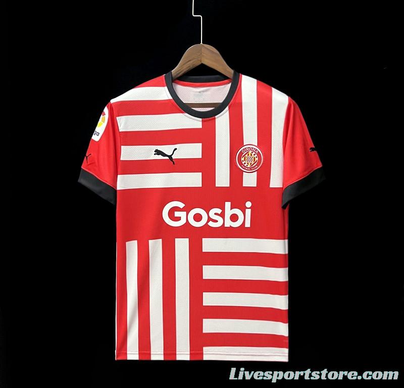 22/23 Girona home Soccer Jersey