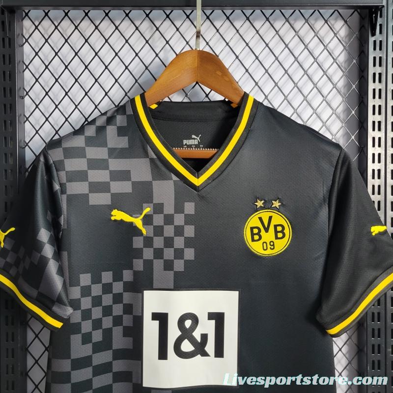 22/23 BVB Borussia Dortmund Away Soccer Jersey