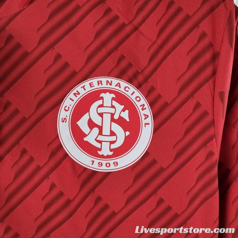 2022 SC Internacional Windbreaker Red White Edge