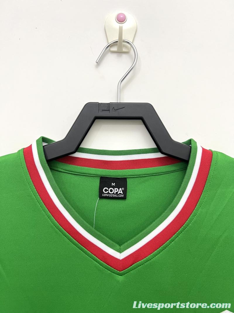 Retro 1970 Mexico Home Soccer Jersey