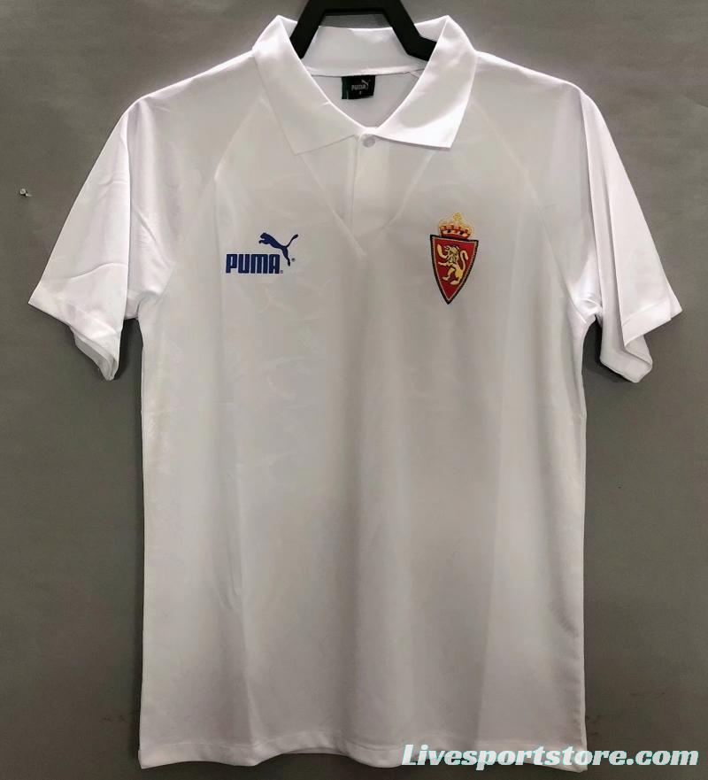 Retro 94/95 Zaragoza Home Soccer Jersey