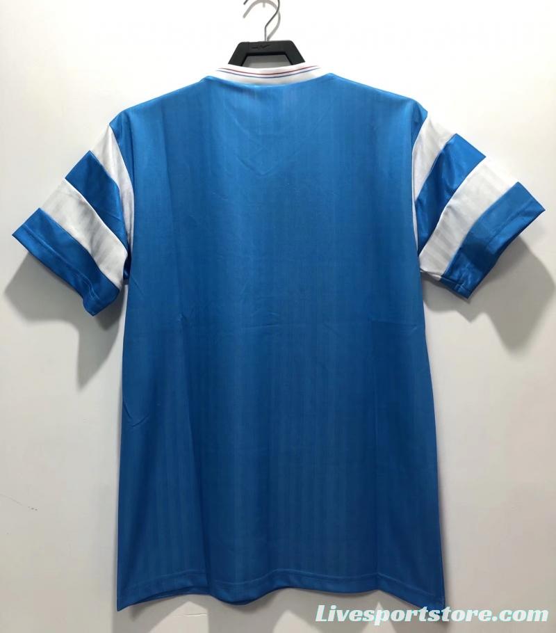 Retro 90/91 Olympique Marseille Away Soccer Jersey