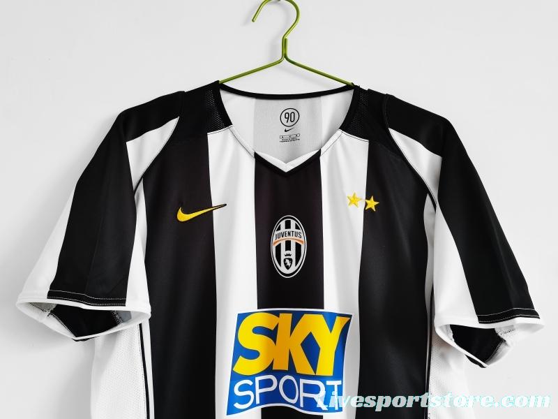 Retro 2004/05 Juventus Home Soccer Jersey