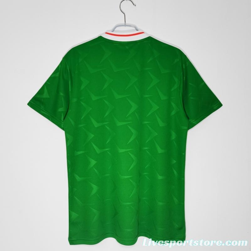 Retro 1990/92 Ireland Home Soccer Jersey