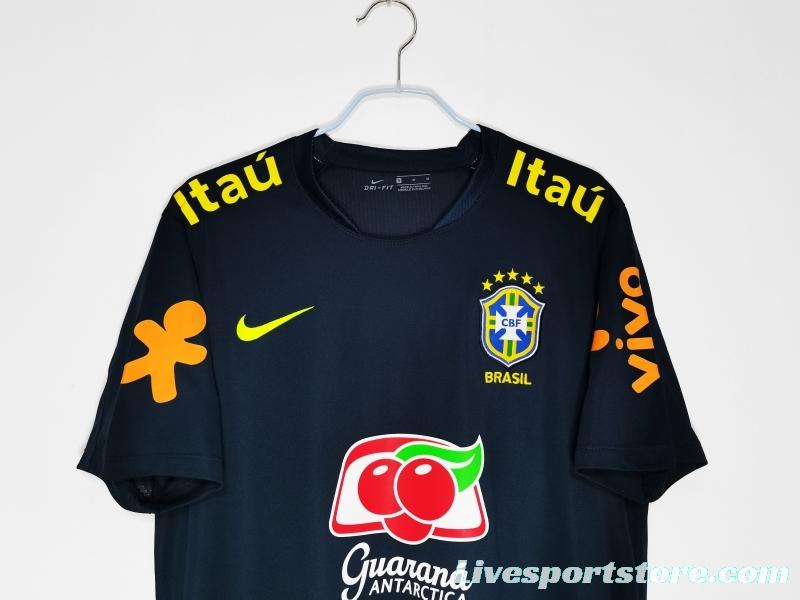 Retro 2020  Brazil Dark Green Home Soccer Jersey