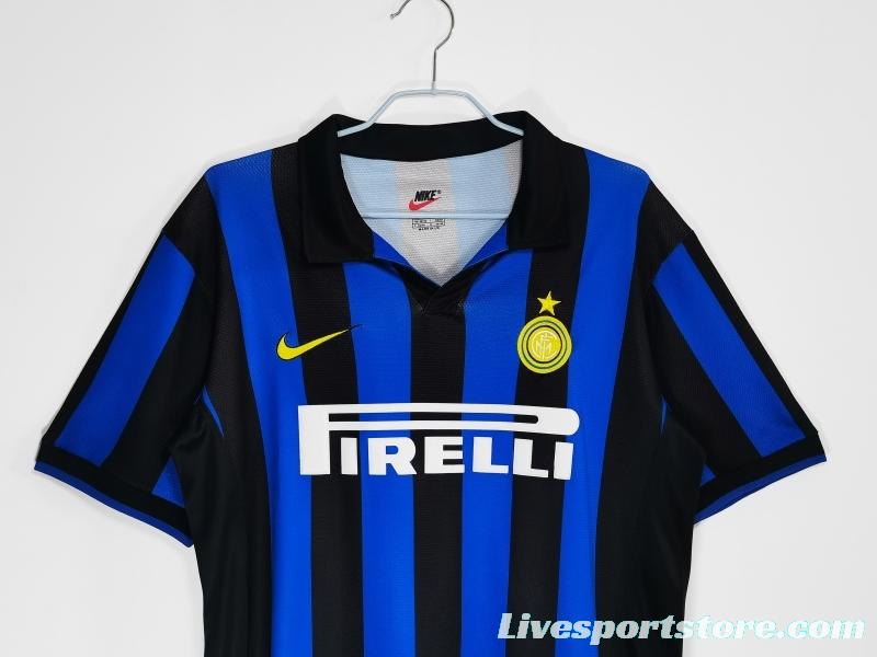 Retro 1998/99 Inter Milan Home Soccer Jersey