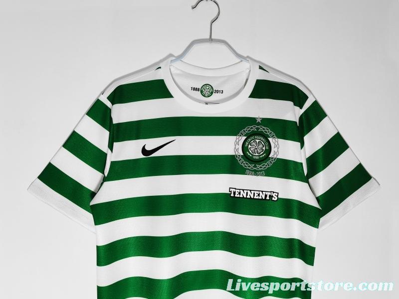 Retro 2012/13 Celtic Home 125th Anniversary Soccer Jersey