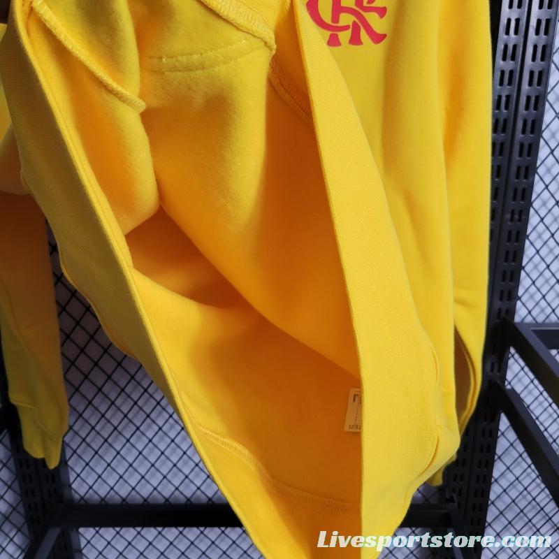 2022 Flamengo Unisex Hoodie Yellow