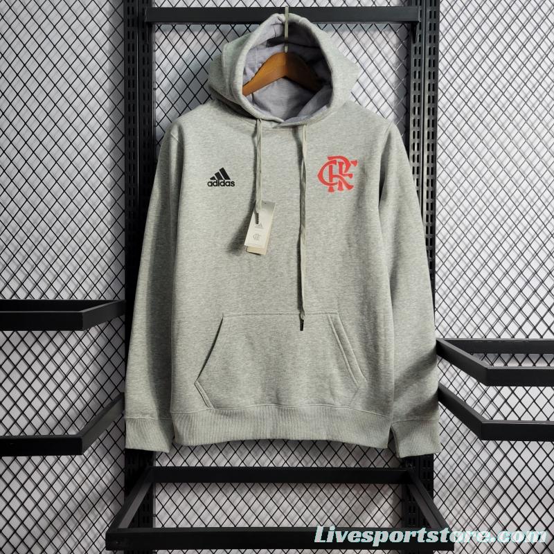 2022 Flamengo Men's And Women's Hoodie Grey