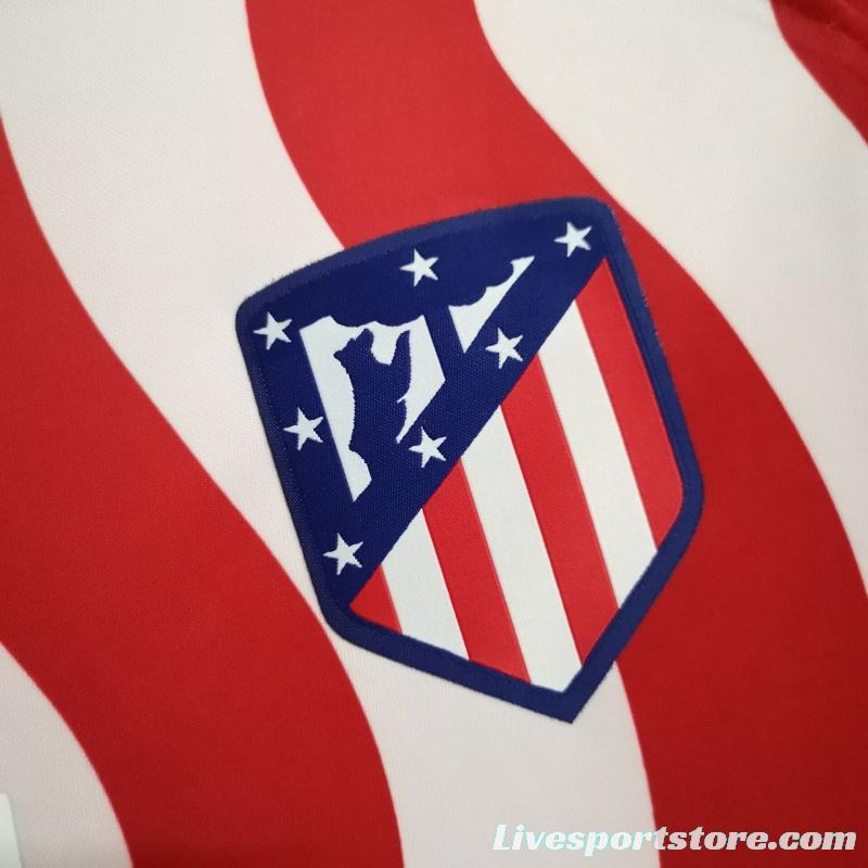 22/23 Atletico Madrid Home Soccer Jersey