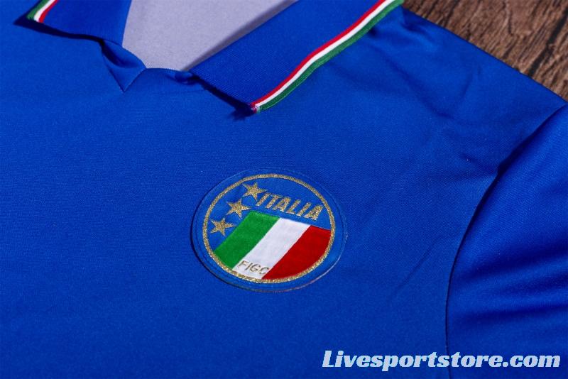 Retro 1990 Italy Home Soccer Jersey