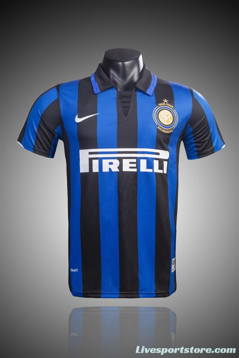 RETRO 07/08 Inter Milan Home Soccer Jersey